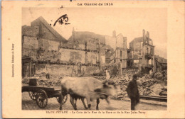 20370 Cpa 88 Raon L'Etape - Guerre 1914 - Le Coin De La Rue De La Gare ... - Raon L'Etape