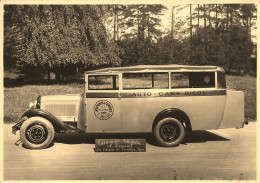 Grenoble * RARE * Autobus F. RICOU Transports Autocar Car Bus Marque Type ? * Carrosserie A. ROUSSET Lyon - Grenoble