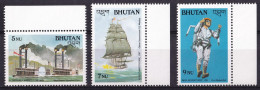 Bhutan, 1988 Y&T. 793 / 795, MNH. - Bhutan