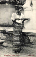 CPA Sri Lanka Ceylon, Singhalesen-Frau - Costumes