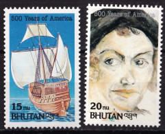 Bhutan, 1992 Y&T. 1017 / 1018, MNH. - Bhutan