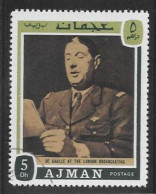 08	12 064		Émirats Arabes Unis - AJMAN - De Gaulle (Général)