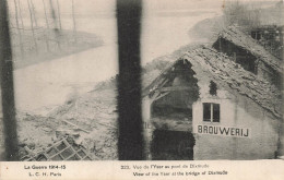 MILITARIA - La Grande Guerre 1914-15 - Vue De L'Yser Au Pont De Dixmude - Carte Postale Ancienne - War 1914-18