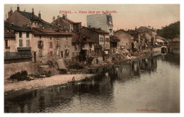 Epinal - Vieux Quai Sur La Moselle (colorisée) - Epinal