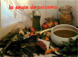 Recettes De Cuisine - Soupe De Poissons - Gastronomie - CPM - Voir Scans Recto-Verso - Ricette Di Cucina