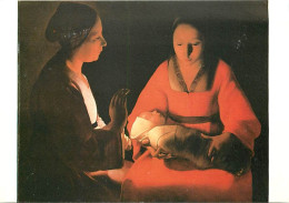 Art - Peinture - Georges De La Tour - Le Nouveau Né - Carte Neuve - CPM - Voir Scans Recto-Verso - Malerei & Gemälde