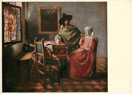 Art - Peinture - Johannes Vermeer Van Delft - Dégustation Du Vin - CPM - Voir Scans Recto-Verso - Paintings