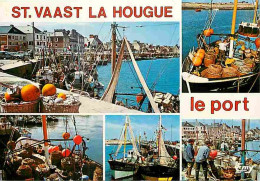 50 - Saint Vaast La Hougue - Le Port - Multivues - Bateaux - Carte Neuve - CPM - Voir Scans Recto-Verso - Saint Vaast La Hougue