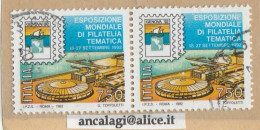 USATI ITALIA 1992 - Ref.0649A "ESPOSIZIONE DI FILATELIA TEMATICA" 1 Val. In Coppia - - 1991-00: Gebraucht