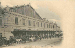 13 - Marseille - La Gare Saint Charles - Animée - Précurseur - CPA - Voir Scans Recto-Verso - Estación, Belle De Mai, Plombières