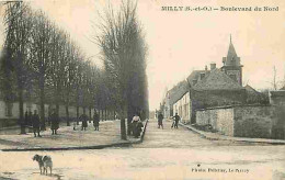 91 - Milly - Boulevard Du Nord - Animée - CPA - Voir Scans Recto-Verso - Milly La Foret