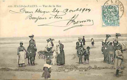 59 - Malo Les Bains - Vue De La Mer - Animée - Scènes De Plage - Anes - Oblitération Ronde De 1904 - CPA - Voir Scans Re - Malo Les Bains