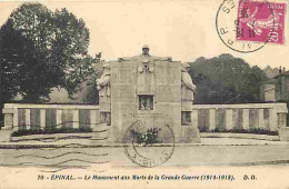 88 - Epinal - Le Monuments Aux Morts De La Grande Guerre - CPA - Voir Scans Recto-Verso - Epinal