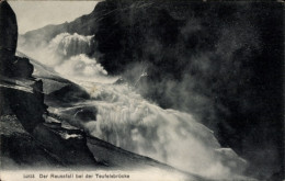 CPA Göschenen Kanton Uri, Schöllenen, Reussfall Bei Der Teufelsbrücke - Sonstige & Ohne Zuordnung