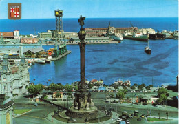 ESPAGNE - Barcelona - Monument à Cristobal Colon Et Port - Carte Postale - Barcelona