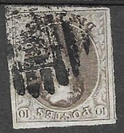 OBP10A Met 4 Randen En Gebuur, Met Balkstempel P19? 8B (zie Scans) - 1858-1862 Médaillons (9/12)