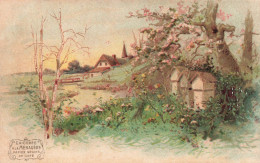 ARTS - Peintures Et Tableaux  - Un Petit Village à La Campagne - Carte Postale Ancienne - Pittura & Quadri