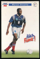 CPSM / CPM 10.5 X 15  Sport Football MARCEL DESAILLY Equipe De France 1998 Club Milan A.C. - Soccer