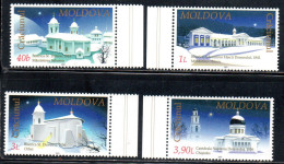 MOLDAVIA MOLDOVA 2001 CHRISTMAS NATALE NOEL WEIHNACHTEN NAVIDAD COMPLETE SET SERIE COMPLETA MNH - Moldavie