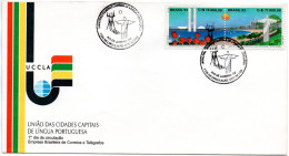 BRÉSIL 1er Jour Oblitérée 1993 Rio De Janeiros  UCCLA Enveloppe - Storia Postale
