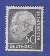 Bundesrepublik 1954 Theodor Heuss 50 Pf Mi.-Nr. 189 ** Gpr. SCHLEGEL BPP - Neufs
