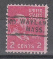 USA Precancel Vorausentwertungen Preo Locals Massachusetts, Wayland 729 - Préoblitérés