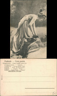 Ansichtskarte  Menschen / Soziales Leben Schöne Frau Holt Wasser 1908 - Personaggi