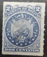 Bolivië Bolivia 1887 (1) Coat Of Arms Eleven Stars Below Arms - Bolivie