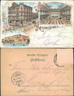 Ansichtskarte Litho AK Halle (Saale) Kaisersäle, Moritzburg 3 Bild 1900 - Other & Unclassified