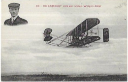 DE LAMBERT  VOLE SUR BIPLAN WRIGHT . ARIEL - ....-1914: Precursors