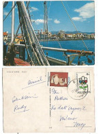 Kibris Turk Cyprus Airmail Pcard Limassol Seafront 17aug1978 With Montreal Olympics M60 + Pottery M15 To Italy - Chypre