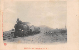 Afrique - DJIBOUTI - Train à La Frontière, Au Km. 90 - Locomotive - K. Arabiantz éditeur - Djibouti