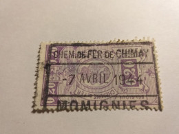 COB TR237.oblitération Momignies.Chemin De Fer De Chimay.07/04/1944. - Usati