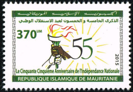Mauritanie - Mauritania 2015 - Mi 1226 - 55 Ans Indépendance ** MNH 55 Years Independence - Mauritanië (1960-...)