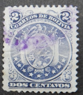 Bolivië Bolivia 1890 1891 (2) Coat Of Arms Nine Stars Below Arms - Bolivie