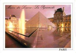 75 - Paris - Musée Du Louvre - La Pyramide - Coucher De Soleil - CPM - Voir Scans Recto-Verso - Louvre