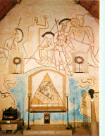 91 - Milly La Foret - Intérieur De La Chapelle Saint Blaise Décorée Par Jean Cocteau - Art Peintures Murales - L'Autel - - Milly La Foret