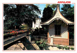 91 - Arpajon - Les Jardins De L'Hôtel De Ville - CPM - Voir Scans Recto-Verso - Arpajon