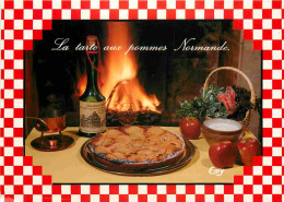 Recettes De Cuisine - Tarte Aux Pommes Normande - Gastronomie - CPM - Voir Scans Recto-Verso - Recipes (cooking)