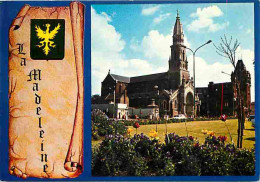 59 - La Madeleine - L'Eglise - L'Hotel De Ville - CPM - Voir Scans Recto-Verso - La Madeleine