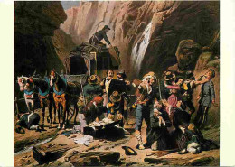 Art - Peinture - Uberfall Im Hollental - Lithographie Nach E Guérard Um 1850 - CPM - Voir Scans Recto-Verso - Malerei & Gemälde