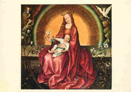 Art - Peinture Religieuse - Maitre De Flemalle - La Vierge Et L'Enfant - CPM - Voir Scans Recto-Verso - Paintings, Stained Glasses & Statues