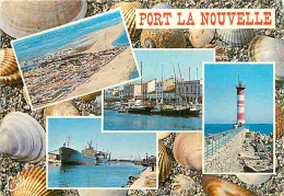 11 - Port La Nouvelle - Multivues - Bateaux - Flamme Postale De Belfort - CPM - Voir Scans Recto-Verso - Port La Nouvelle