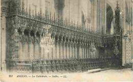 80 - Amiens - La Cathédrale - Stalles - CPA - Voir Scans Recto-Verso - Amiens