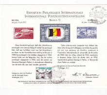 LI06 Belgium 1972 Tourism Used Souvenir Sheet - Gebruikt