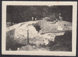 Operai Al Lavoro Per La Costruzione Di Un Ponte - 1930 Fotografia D'epoca - Orte