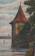 93432 - Lindau - Pulverturm Und Blick Nach Bad Schachen - Ca. 1950 - Lindau A. Bodensee