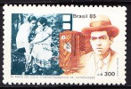 Brasil Yvert 1743 Year 1985 60th Ann. Cinema Season Cataguases MNH - Other & Unclassified