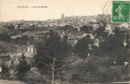 Felletin * Vue Générale Sur Le Village * Gare Halte Ligne Chemin De Fer - Felletin