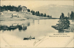 SWITZERLAND - MONTANA SUR SIERRE - HOTEL DU PARC ET LA BELLE TOLLA - ED. CHARNAUX - MAILED 1901 (18109) - Crans-Montana